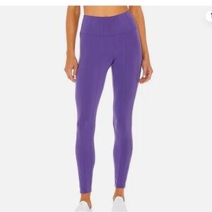 l*space High-Rise Purple Seam Paneled Leggings
